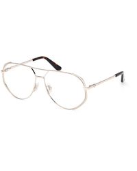 Guess - Gu50248 033 Optical Frames Metal Squared Normal - Lyst