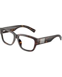 Dolce & Gabbana - Dg3423 502 Optical Frames Acetate Squared Normal - Lyst