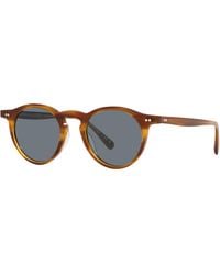 Oliver Peoples - Ov5504Su Op-13 Sun 1753R8 Sunglasses Acetate Round Photochromic - Lyst