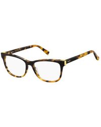 Max Mara - Mm 1423 Wr9 Optical Frames Outlet Plastic Squared - Lyst