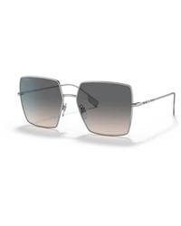 Burberry - Be3133 1005G9 Sunglasses Metal Squared Shaded - Lyst