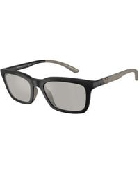 Emporio Armani - Ea4249U 50016G Sunglasses Injected Squared Normal - Lyst