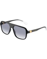 Dolce & Gabbana - Dg6134 675/79 Sunglasses Nylon Squared Normal Shaded - Lyst