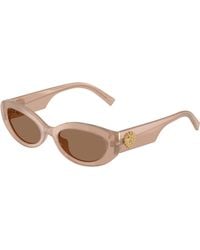 Dolce & Gabbana - Dg4537 304273 Sunglasses Acetate Round Normal - Lyst