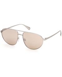 MAX&Co. - Mo0172 17G Sunglasses Metal Pilot Normal - Lyst