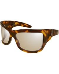 Bottega Veneta - Bv1528S 001 Sunglasses Bio-Injected Squared - Lyst