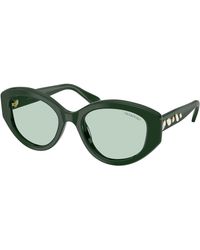 Swarovski - Sk6005 1026M1 Sunglasses Acetate Geometric Photochromatic - Lyst