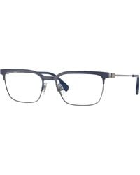 Burberry - Be1375 Douglas 1003 Optical Frames Metal Squared Normal - Lyst
