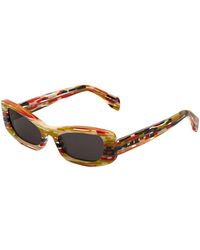 Marni - Dpo Nyama Stripes Sunglasses Acetate Squared - Lyst
