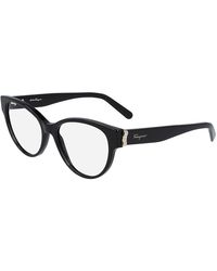 Ferragamo - Sf2863 42908 001 Optical Frames Plastic Cat Eye - Lyst