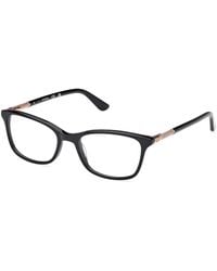 Guess - Gu50273 001 Optical Frames Acetate Cat Eye Normal - Lyst