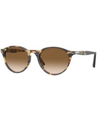 Persol - Po3092Sm 900551 Sunglasses Acetate Round Normal Shaded - Lyst