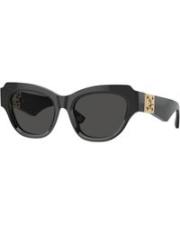 Burberry - Be4423 411287 Sunglasses Acetate Geometric Normal - Lyst