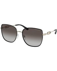 Michael Kors - Mk1129J Empire Square 2 10148G Sunglasses Metal Squared Normal Shaded - Lyst
