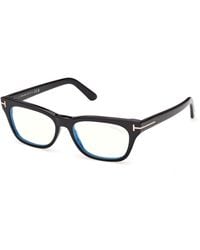 Tom Ford - Ft6131-B 052 Optical Frames Acetate Squared Normal - Lyst