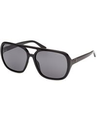 Guess - Gu00351 01A Sunglasses Injected Smoke Pilot Normal - Lyst