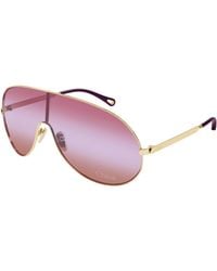 Chloé - Ch0283S 003 Sunglasses Metal Mask - Lyst