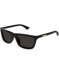 Bottega Veneta - Bv1328Sa 001 Sunglasses Acetate Squared - Lyst