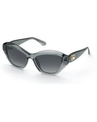 Twinset - Stw068 0M40 Sunglasses Acetate Smoke Butterfly Normal Shaded - Lyst