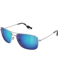 Maui Jim - Mj0246S 001 Occhiali Da Sole Titanio Blu Squadrata - Lyst