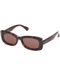 Max Mara - Mm0197 52E Sunglasses Acetate Squared Normal - Lyst