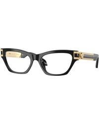 Versace - Ve3396U Gb1 Optical Frames Acetate Transparent Cat Eye Normal - Lyst