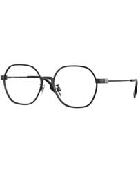 Burberry - Be1379D Winston 1007 Optical Frames Metal Transparent Geometric Normal - Lyst