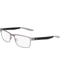 Nike - 8130 070 Optical Frames Metal Squared Normal - Lyst