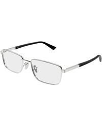 Gucci - Gg1964O 001 Optical Frames Metal Transparent Squared - Lyst