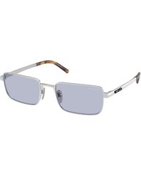 Prada - Pr D54S 04K30X Sunglasses Metal Squared Normal - Lyst