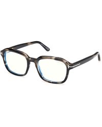 Tom Ford - Ft6060-B 056 Optical Frames Acetate Squared Normal - Lyst