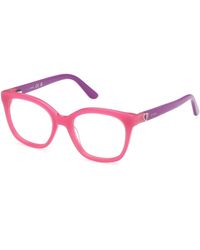 Guess - Gu50397 74 Optical Frames Acetate Squared Normal - Lyst