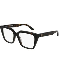 Balenciaga - Bb0130O 005 Optical Frames Acetate Transparent Squared - Lyst
