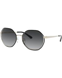 Michael Kors - Mk1072 Porto 10148G Sunglasses Metal Geometric Normal Shaded - Lyst
