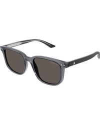 Montblanc - Mb0258Sa 003 Sunglasses Acetate Squared - Lyst