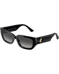 Jimmy Choo - Jc5017 50008G Sunglasses Acetate Pillow Normal Shaded - Lyst