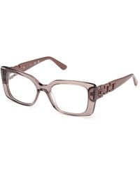 Guess - Gu50322 059 Optical Frames Acetate Squared Normal - Lyst