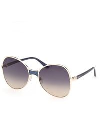 Guess - Gu00359 32W Sunglasses Injected Butterfly Normal - Lyst