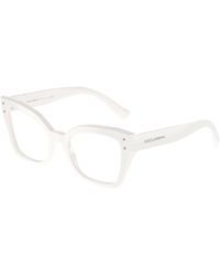 Dolce & Gabbana - Dg3386 3312 Optical Frames Acetate Transparent Butterfly Normal - Lyst