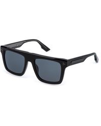 Police - Splr47M 700 Sunglasses Acetate Smoke Squared Normal - Lyst