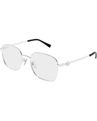 Gucci - Gg2006Oa 002 Optical Frames Metal Transparent Round - Lyst