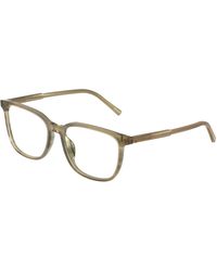 Dolce & Gabbana - Dg3445 3480 Optical Frames Acetate Transparent Squared Normal - Lyst