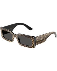 Dolce & Gabbana - Dg4416 316387 Sunglasses Acetate Squared Normal - Lyst