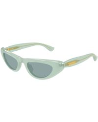 Bottega Veneta - Bv1450S 003 Sunglasses Acetate Cat Eye - Lyst