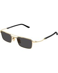 Gucci - Gg2258S 001 Sunglasses Metal Squared - Lyst