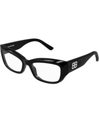 Balenciaga - Bb0398O 001 Optical Frames Acetate Transparent Butterfly - Lyst