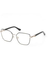 Guess - Gu50313 096 Optical Frames Metal Squared Normal - Lyst