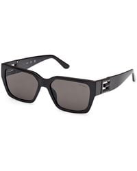 Guess - Gu7916 01A Sunglasses Injected Smoke Squared Normal - Lyst