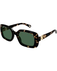 Chloé - Ch0333S 002 Sunglasses Acetate Squared - Lyst