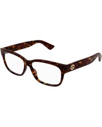 Gucci - Gg1341O 002 Optical Frames Plastic Squared - Lyst